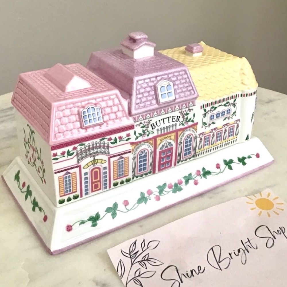 Lenox Spice Village Covered Butter Dish New In Box NWT